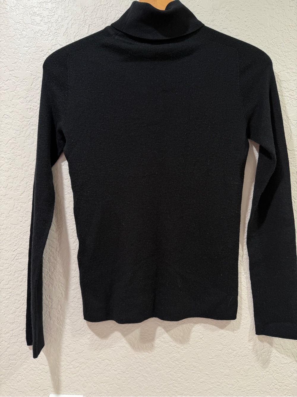 Lilysilk Turtle Neck Silk Cashmere Long Sleeve Sweater Black Size Small - Picture 4 of 5